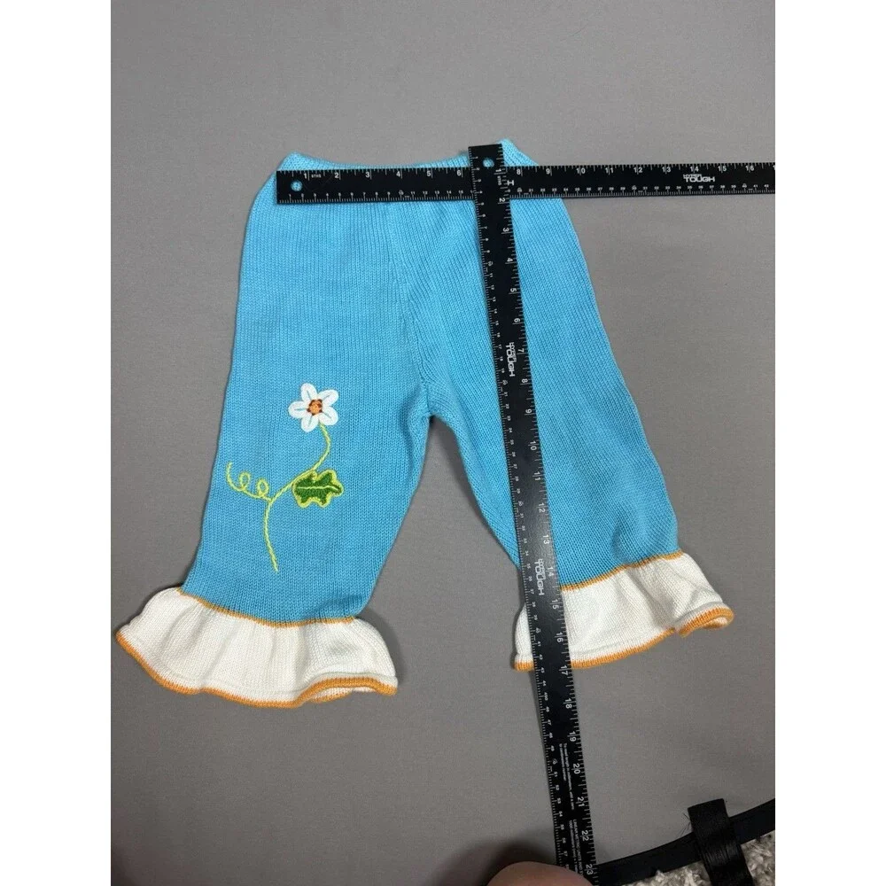 Zackali 4 Kids Blue & White Knit 2-Piece Outfit Set Size 3/4